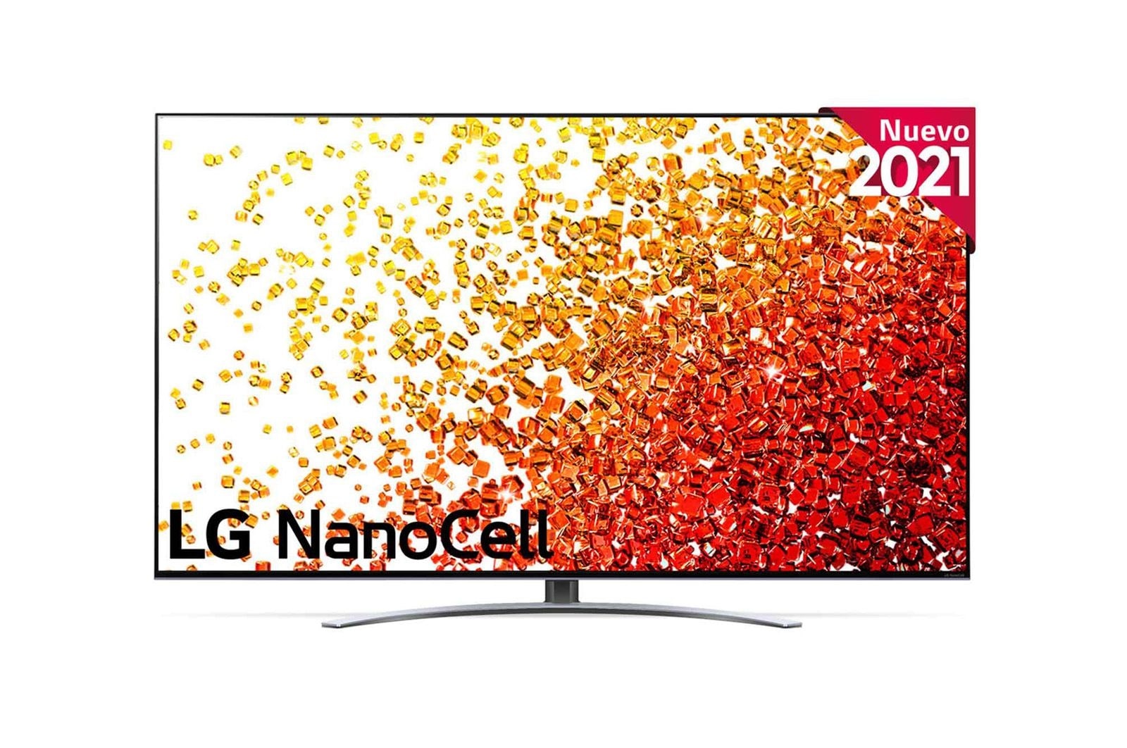 Vista frontal del LG NanoCell TV