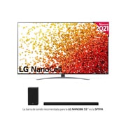 LG 4K NanoCell, SmartTV webOS 6.0, Procesador Inteligente 4K α7 Gen4 con AI, HDR Dolby Vision, DOLBY ATMOS [Clase de eficiencia energética G], 55NANO926PB