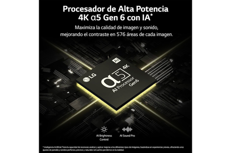 LG TV LG QNED 4K de 55'' Serie 75, Procesador Alta Potencia, HDR10 / Dolby Digital Plus, Smart TV webOS23, , 55QNED756RA