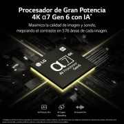 LG TV LG  QNED 4K de 55'' Serie 82, Procesador Gran Potencia, HDR10 / Dolby Digital Plus, Smart TV webOS23, perfecto para Gaming., 55QNED826RE