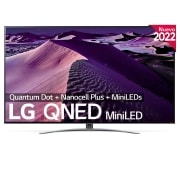 LG Televisor LG 4K QNED Mini LED, Procesador Inteligente de Gran Potencia 4K α7 Gen 5 con IA, compatible con el 100% de formatos HDR, HDR Dolby Vision y Dolby Atmos, Smart TV webOS22, perfecto para Gaming, 55QNED866QA