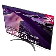 LG Televisor LG 4K QNED Mini LED, Procesador Inteligente de Gran Potencia 4K a7 Gen 5 con IA, compatible con el 100% de formatos HDR, HDR Dolby Vision y Dolby Atmos, Smart TV webOS22, perfecto para Gaming, 55QNED876QB