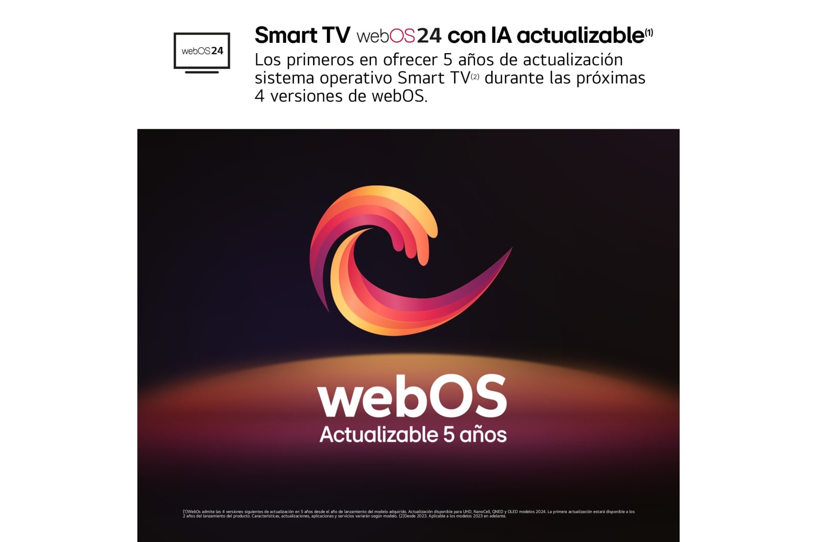 LG Outlet 55 pulgadas Smart TV LG AI QNED87 4K 2024, 55QNED87T6B.OUTLET