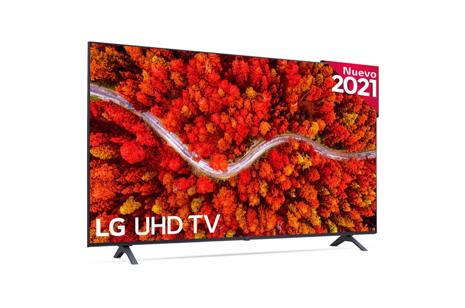 LG 4K UHD, SmartTV webOS 6.0, Procesador de Imagen 4K Quad Core [Clasificación energética G], 55UP80006LR