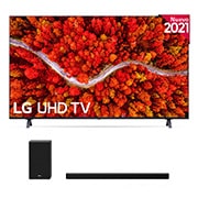 LG 4K UHD, SmartTV webOS 6.0, Procesador de Imagen 4K Quad Core [Clasificación energética G], 55UP80006LR