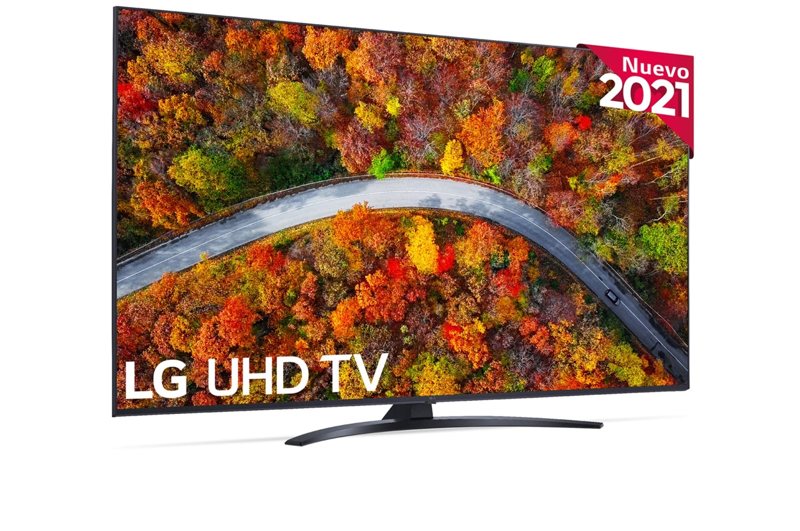 LG 4K UHD, SmartTV webOS 6.0, Procesador de Imagen 4K Quad Core [Clasificación energética G], 55UP81006LA