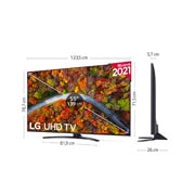 LG 4K UHD, SmartTV webOS 6.0, Procesador de Imagen 4K Quad Core [Clasificación energética G], 55UP81006LA
