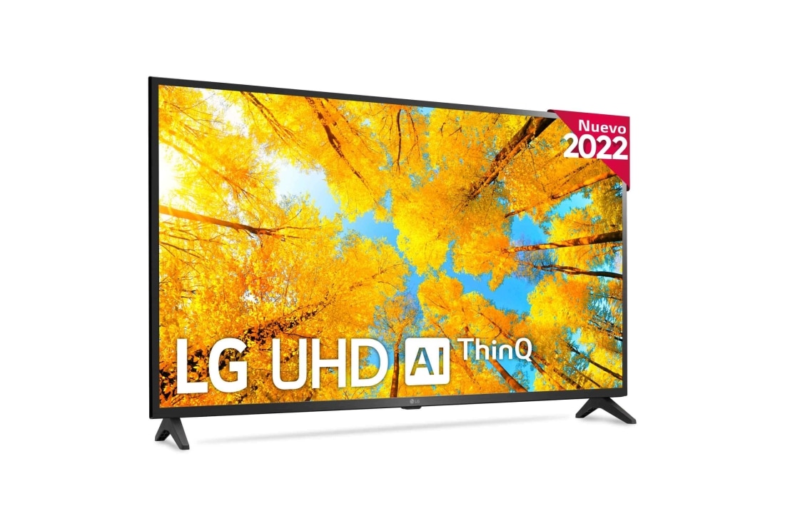 LG Televisor LG 4K UHD, Procesador de Gran Potencia 4K a5 Gen 5, compatible con formatos HDR 10, HLG y HGiG, Smart TV webOS22., 43UQ76906LE