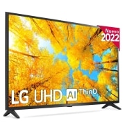 LG Televisor LG 4K UHD, Procesador de Gran Potencia 4K a5 Gen 5, compatible con formatos HDR 10, HLG y HGiG, Smart TV webOS22., 55UQ75006LF