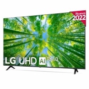 LG Televisor LG 4K UHD, Procesador de Gran Potencia 4K a5 Gen 5, compatible con formatos HDR 10, HLG y HGiG, Smart TV webOS22., 55UQ80006LB