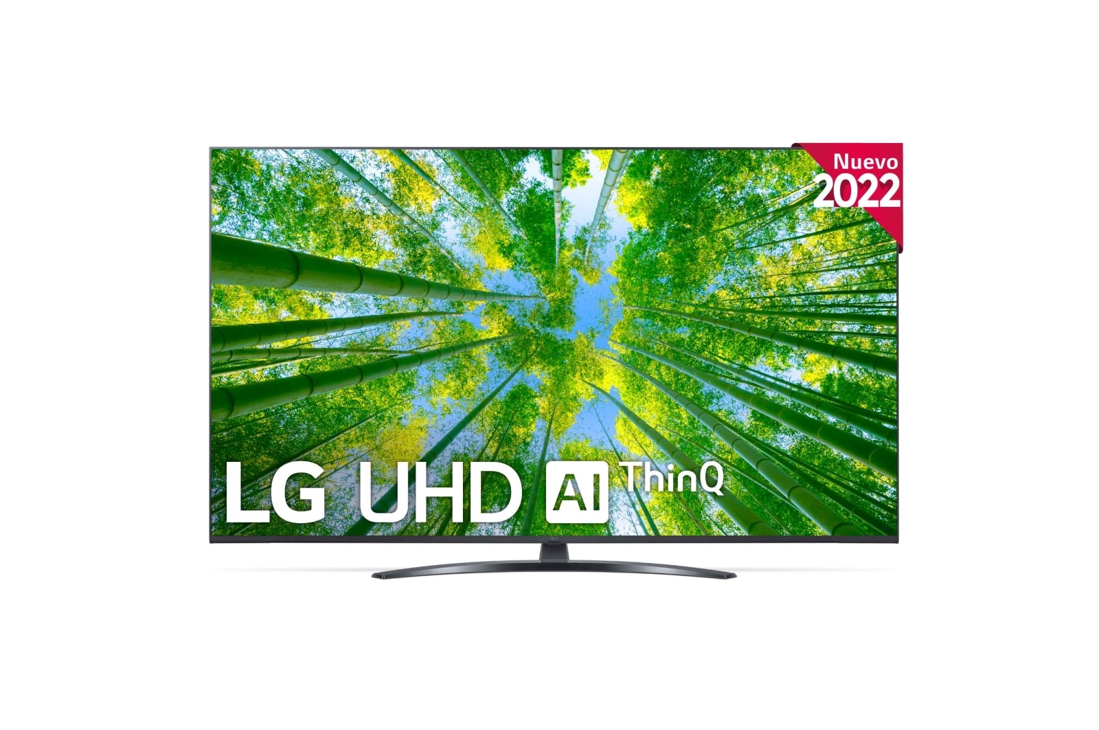 LG Televisor LG 4K UHD, Procesador de Gran Potencia 4K α5 Gen 5, compatible con formatos HDR 10, HLG y HGiG, Smart TV webOS22., 55UQ81006LB