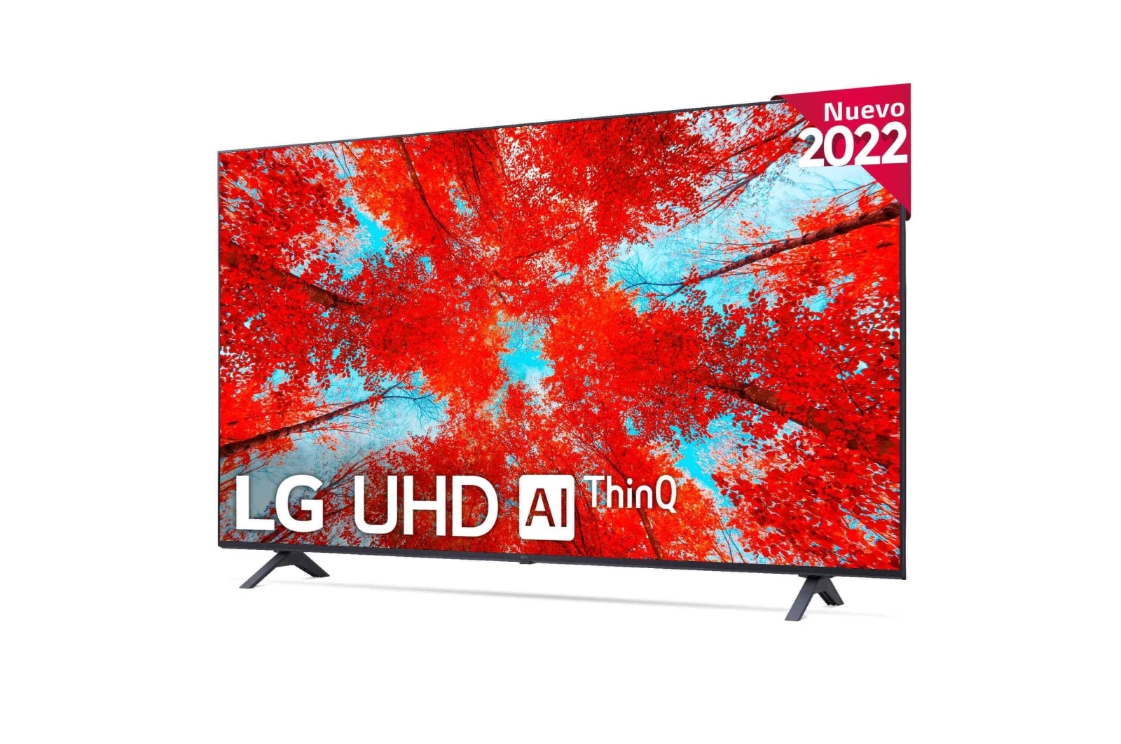 LG Televisor LG 4K UHD, Procesador de Gran Potencia 4K a5 Gen 5, compatible con formatos HDR 10, HLG y HGiG, Smart TV webOS22., 55UQ90006LA