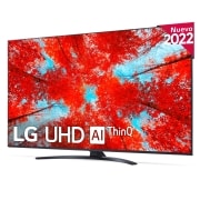 LG Televisor LG 4K UHD, Procesador de Gran Potencia 4K a5 Gen 5, compatible con formatos HDR 10, HLG y HGiG, Smart TV webOS22., 55UQ91006LA