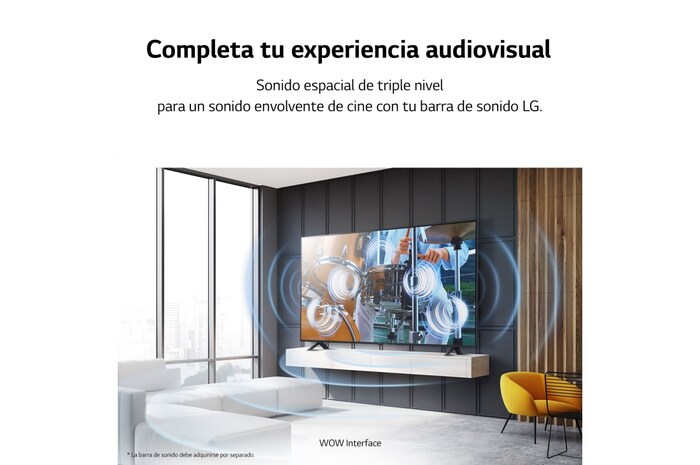 LG TV LG  UHD 4K de 43'' Serie 73, Procesador Alta Potencia, HDR10 / Dolby Digital Plus, Smart TV webOS23. , 43UR73006LA
