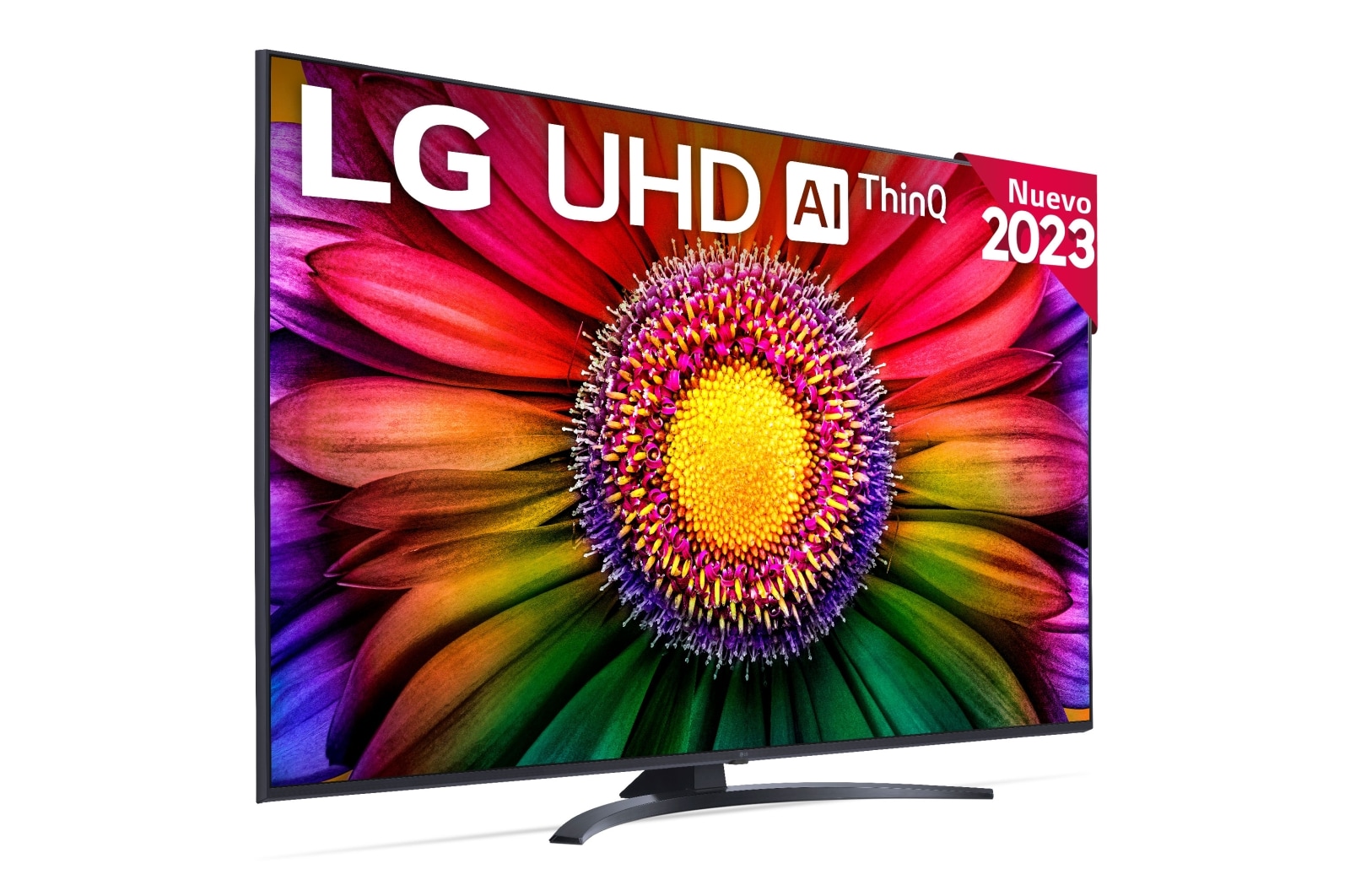 A front view of the LG UHD TV