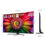 LG TV LG  UHD 4K de 50'' Serie 81, Procesador Alta Potencia, HDR10 / Dolby Digital Plus, Smart TV webOS23, , 50UR81006LJ