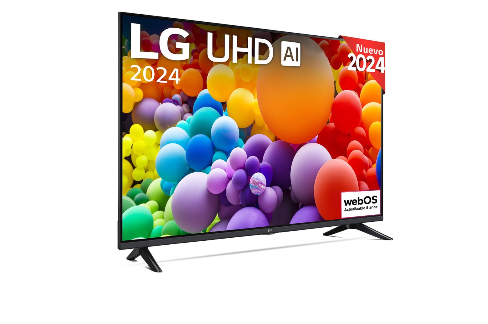 LG 55 pulgadas TV LG UHD AI 4K serie UT73 con Smart TV WebOS24, 55UT73006LA