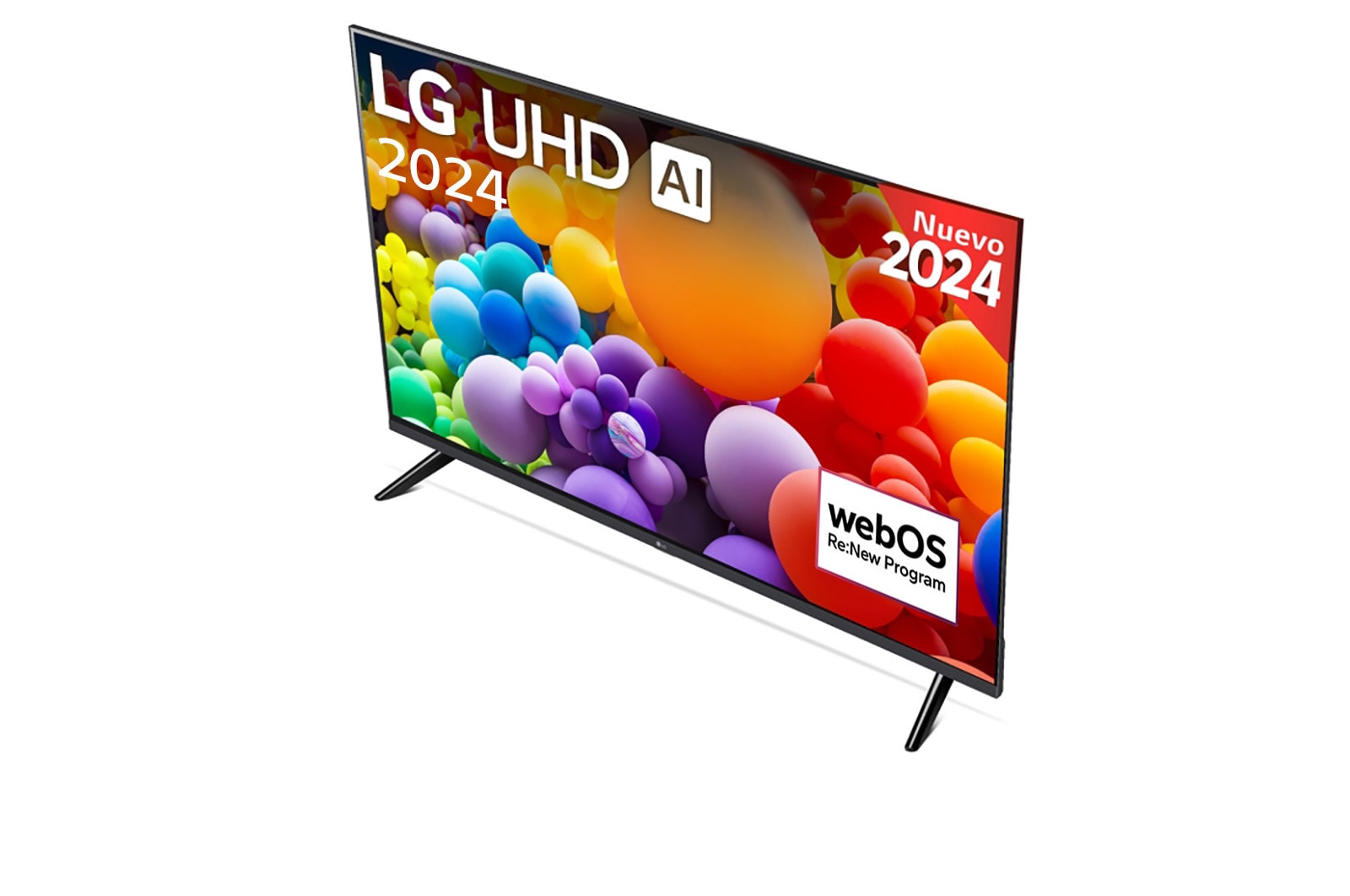 LG 55 pulgadas TV LG UHD AI 4K serie UT73 con Smart TV WebOS24, 55UT73006LA