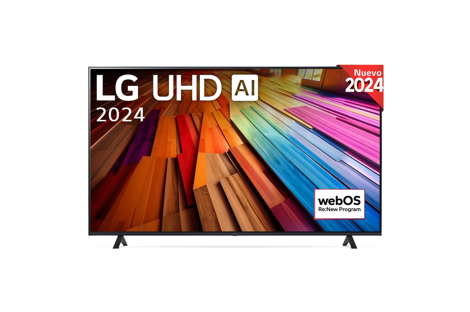 LG 55 pulgadas TV LG UHD AI 4K serie UT80  con Smart TV WebOS24, 55UT80006LA