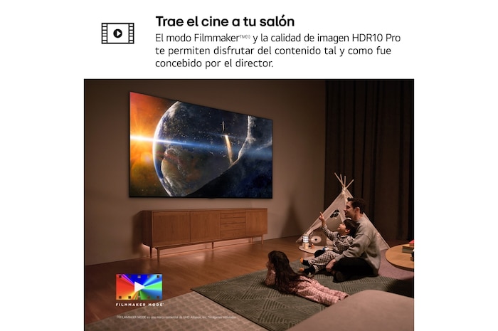 LG 55 pulgadas TV LG UHD AI 4K serie UT80  con Smart TV WebOS24, 55UT80006LA