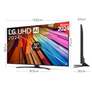 LG 55 pulgadas Smart TV LG UHD AI UT81 4K 2024, 55UT81006LA