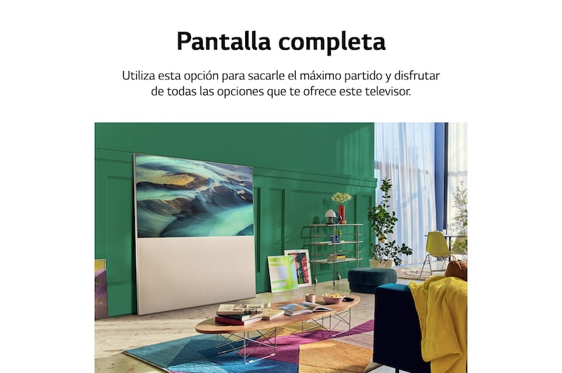 LG Televisor LG  4K OLED evo EASEL, Procesador Inteligente de Máxima Potencia 4K a9 Gen 5 con IA, compatible con el 100% de formatos HDR, HDR Dolby Vision y Dolby Atmos.  Smart TV webOS22. Exclusivo y elegante diseño en caballete., 65ART90E6QA
