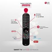 LG 4K NanoCell, SmartTV webOS 6.0, Procesador de Imagen 4k Quad Core [Clase de eficiencia energética G], 65NANO756PR