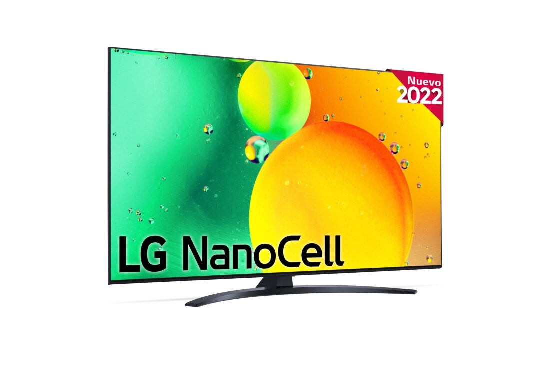 LG Outlet Televisor LG 4K Nanocell, Procesador de Gran Potencia 4K a5 Gen 5, compatible con formatos HDR 10, HLG y HGiG, Smart TV webOS22, 65NANO766QA.OUTLET