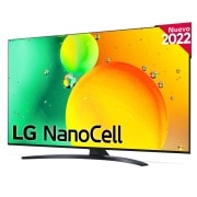 LG Televisor LG 4K Nanocell, Procesador de Gran Potencia 4K a5 Gen 5, compatible con formatos HDR 10, HLG y HGiG, Smart TV webOS22, 65NANO766QA