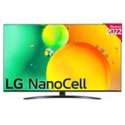 LG Televisor LG 4K Nanocell, Procesador de Gran Potencia 4K a5 Gen 5, compatible con formatos HDR 10, HLG y HGiG, Smart TV webOS22, 65NANO766QA
