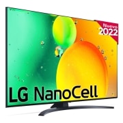 LG Televisor LG 4K Nanocell, Procesador de Gran Potencia 4K a5 Gen 5, compatible con formatos HDR 10, HLG y HGiG, Smart TV webOS22, 65NANO766QA