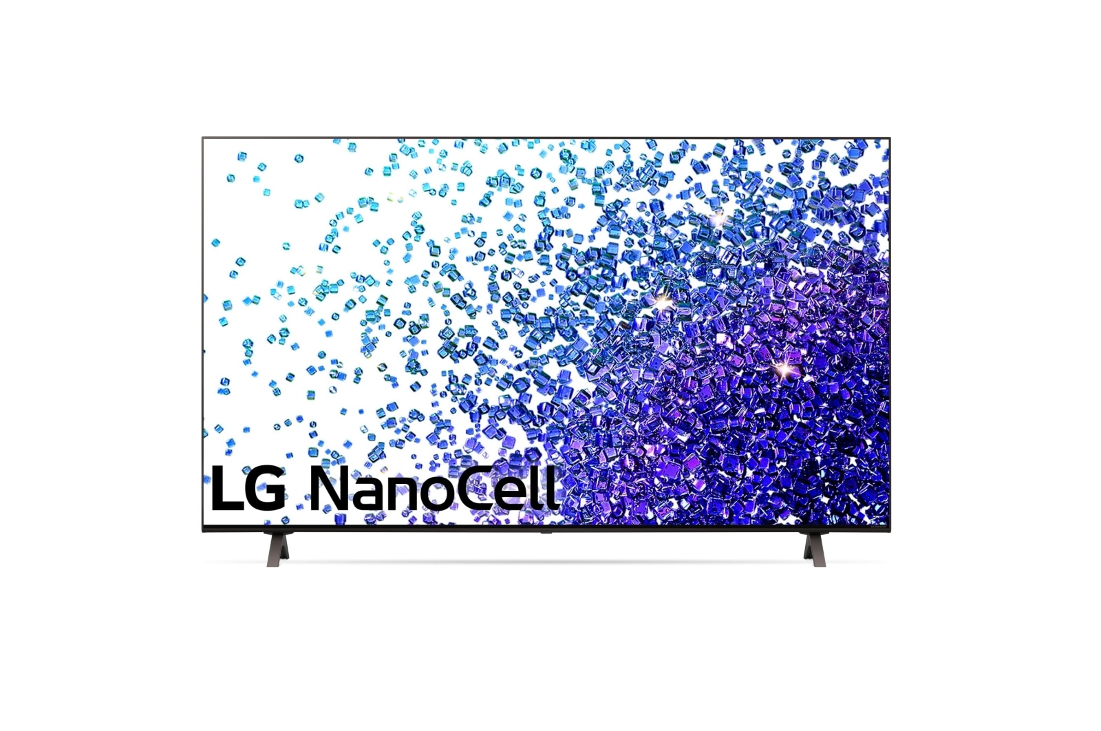 Vista frontal del LG NanoCell TV