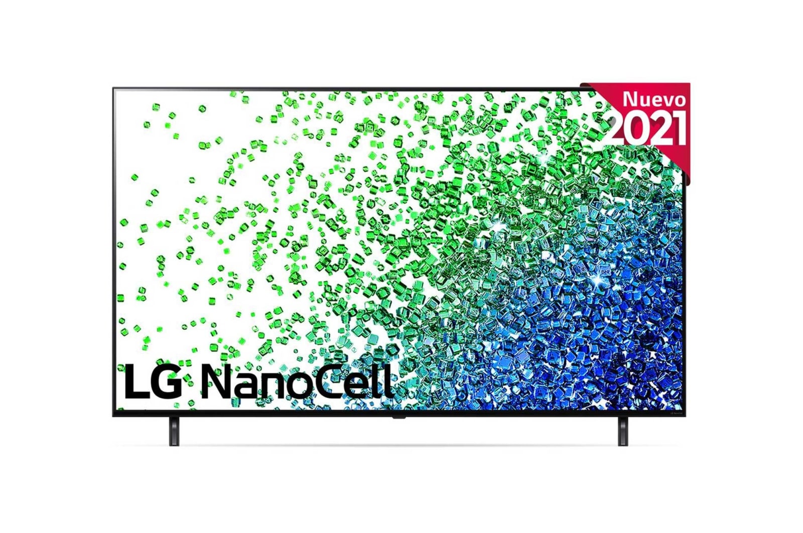 Vista frontal del LG NanoCell TV