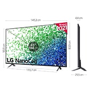 LG 4K NanoCell, SmartTV webOS 6.0, Procesador de Imagen 4k Quad Core [Clase de eficiencia energética F], 65NANO806PA