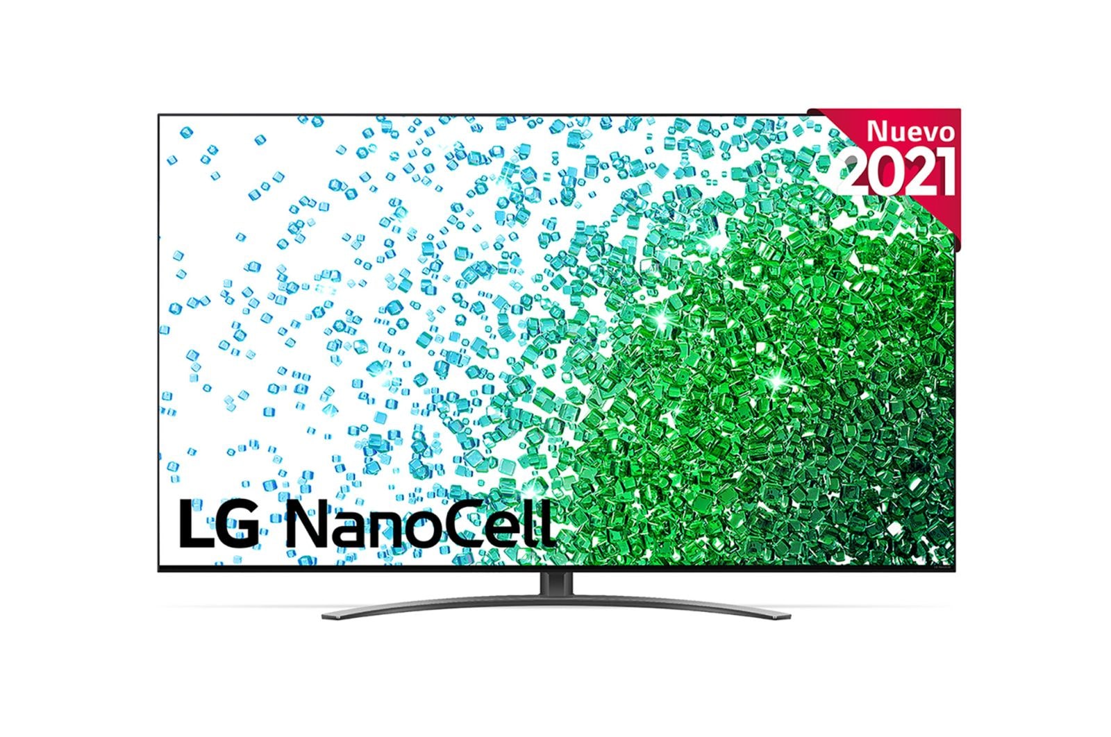 Vista frontal del LG NanoCell TV