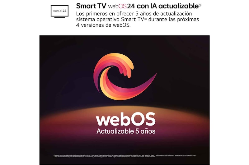 LG 65 pulgadas TV LG NANOCELL 4K serie AI NANO81  con Smart TV WebOS24, 65NANO81T6A