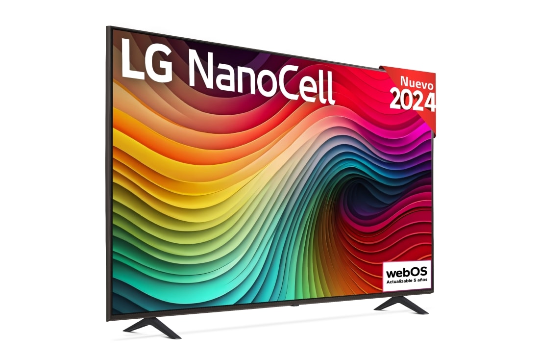 LG 65 pulgadas TV LG NANOCELL 4K serie AI NANO82  con Smart TV WebOS24, 65NANO82T6B