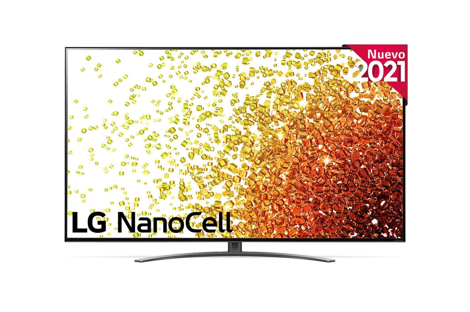 Vista frontal del LG NanoCell TV