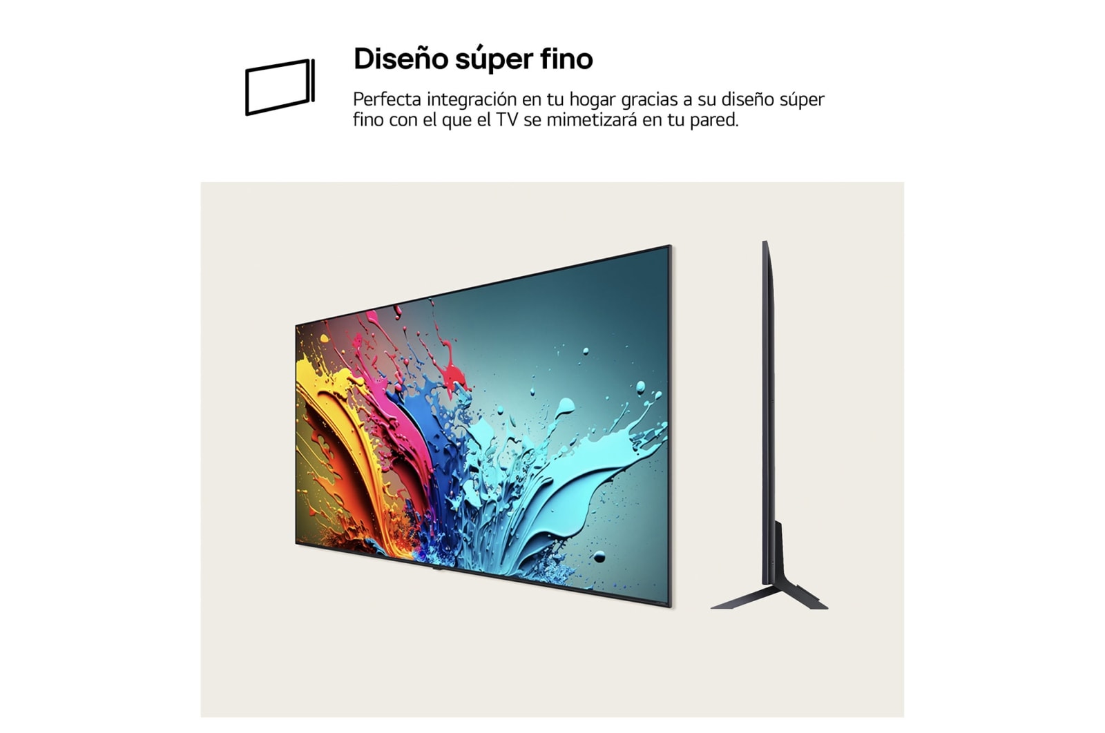 LG 65 pulgadas Smart TV LG QNED80 AI 4K 2024, 65QNED80T6A