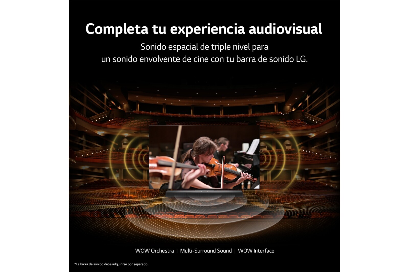 LG TV LG  QNED 4K de 65'' Serie 81, Procesador Gran Potencia, HDR10 / Dolby Digital Plus, Smart TV webOS23, perfecto para Gaming., 65QNED816RE