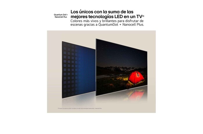 LG 65 pulgadas Smart TV LG AI QNED85 4K 2024, 65QNED85T6C