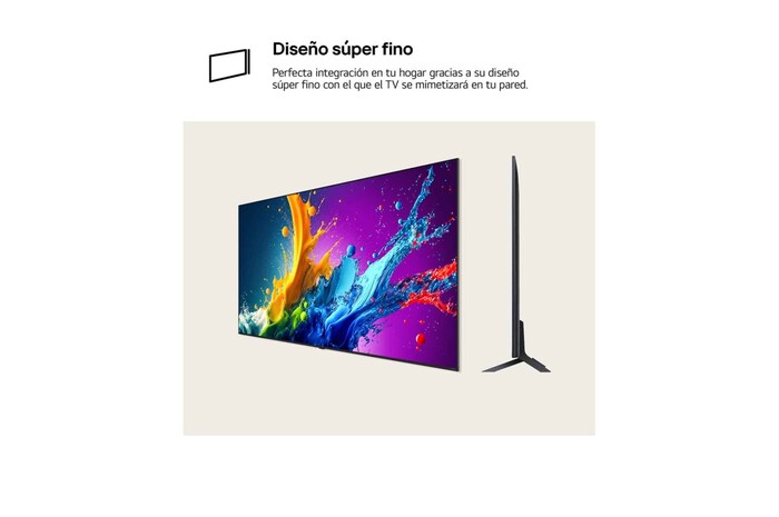 LG 65 pulgadas Smart TV LG AI QNED85 4K 2024, 65QNED85T6C