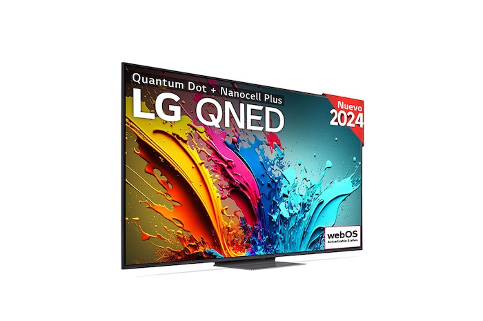 LG TV LG QNED 4K de 65'' s86 + Barra de sonido inteligente LG S70TY, 65QNED8T6B.ESB