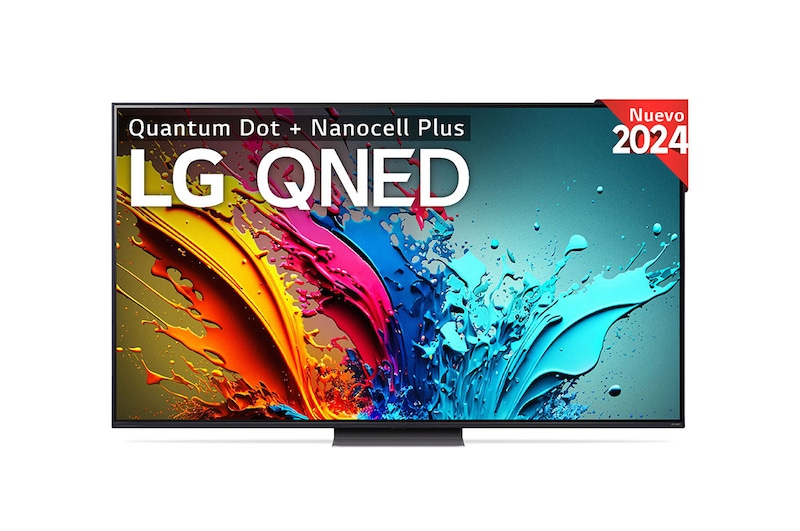 LG TV LG QNED 4K de 65'' s86 + Barra de sonido inteligente LG S70TY, 65QNED8T6B.ESB