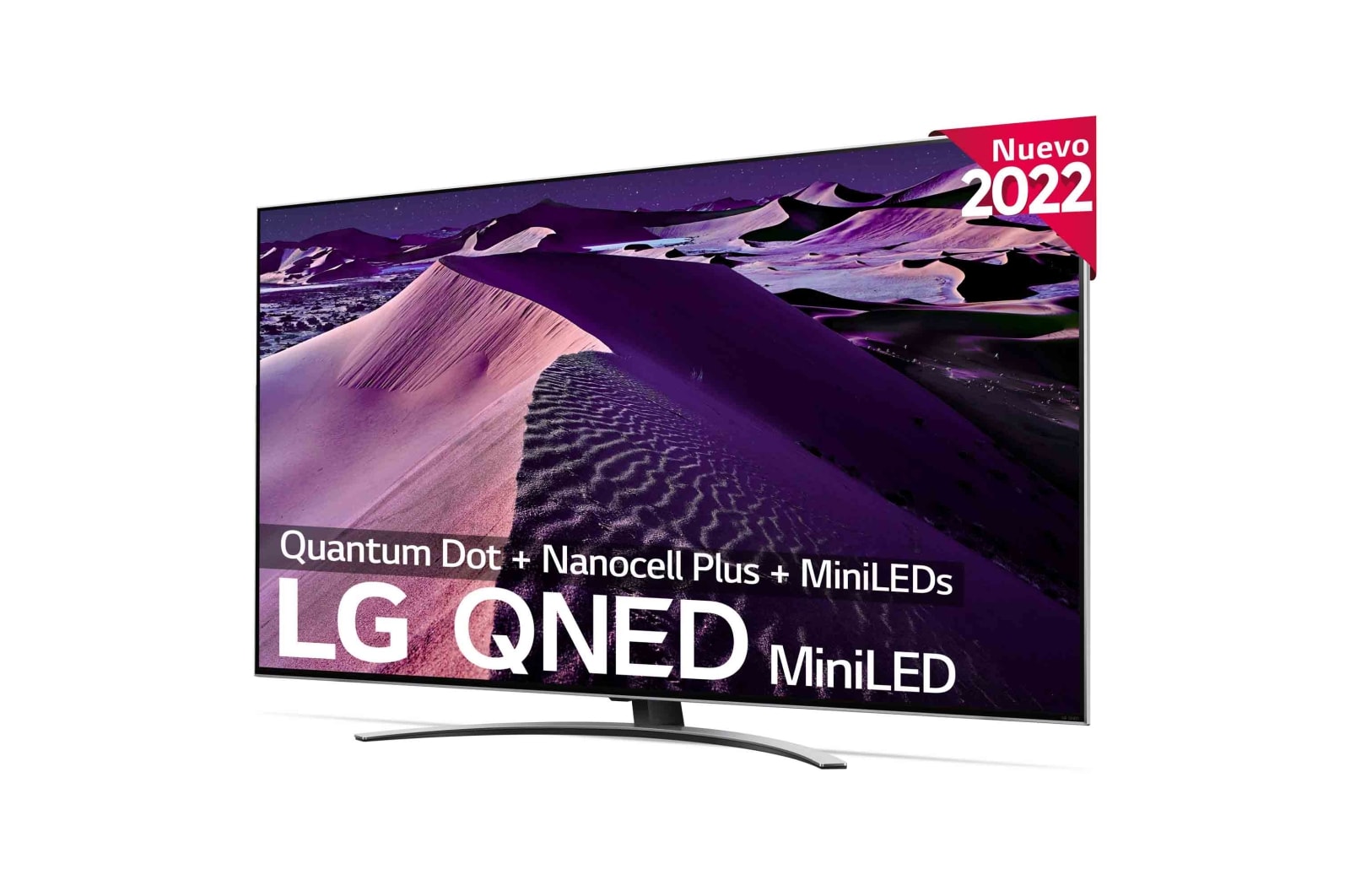 LG Televisor LG 4K QNED Mini LED, Procesador Inteligente de Gran Potencia 4K a7 Gen 5 con IA, compatible con el 100% de formatos HDR, HDR Dolby Vision y Dolby Atmos, Smart TV webOS22, perfecto para Gaming, 65QNED876QB
