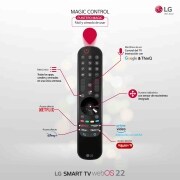 LG Televisor LG 4K QNED Mini LED, Procesador Inteligente de Gran Potencia 4K α7 Gen 5 con IA, compatible con el 100% de formatos HDR, HDR Dolby Vision y Dolby Atmos, Smart TV webOS22, perfecto para Gaming, 65QNED916QA