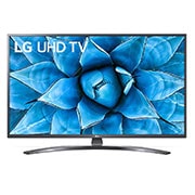 Vista frontal de LG 65UN74006LB - Smart TV 4K UHD 164 cm (65&#34;) con Inteligencia Artificial, Procesador Inteligente Quad Core, HDR10 Pro, HLG, Sonido Ultra Surround, 3xHDMI, 2xUSB 2.0, Bluetooth 5.0, WiFi [Clase de eficiencia energética G] 65UN74006LB