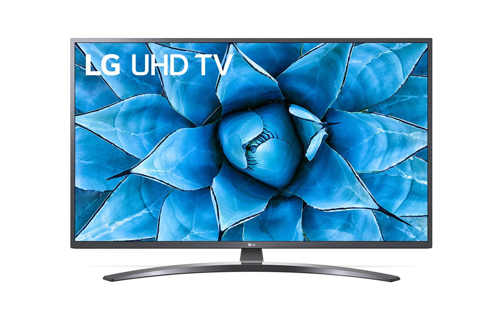 Vista frontal de LG 65UN74006LB - Smart TV 4K UHD 164 cm (65&#34;) con Inteligencia Artificial, Procesador Inteligente Quad Core, HDR10 Pro, HLG, Sonido Ultra Surround, 3xHDMI, 2xUSB 2.0, Bluetooth 5.0, WiFi [Clase de eficiencia energética G] 65UN74006LB
