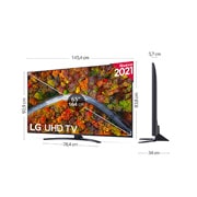 LG 4K UHD, SmartTV webOS 6.0, Procesador de Imagen 4K Quad Core [Clasificación energética G], 65UP81006LA