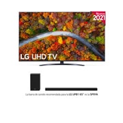 LG 4K UHD, SmartTV webOS 6.0, Procesador de Imagen 4K Quad Core [Clasificación energética G], 65UP81006LA